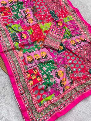 Astitva chinnon silk ladies clothing suppliers